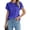 Blue, variant on Pleated Blouses for Women Dressy Casual Tops Business Work Shirts Ruffle Sleeve Crew Neck Summer Outfits