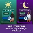 Depend Night Defense Incontinence Underwear for Men, Adult Diapers, L, 14 Count