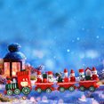 thumbnail image 1 of Tren de madera de Navidad Papá Noel Festival de Navidad Adorno Decoración para el hogar Regalos para niños Wmkox8yii gf9022, 1 of 2