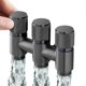 thumbnail image 5 of 1 Into 3 Out Angle Valve Bathroom Balcony Kitchen Stainless Steel Inlet Valve Fittings Valve Toilet Fittings Bathroom Fittings, 5 of 5