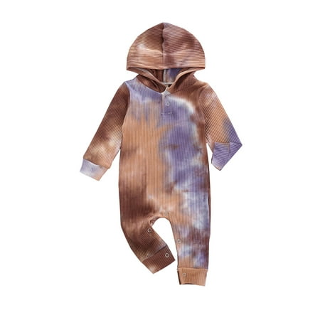 

Beiwei Baby Cute One Piece Romper Buttons Casual Bodysuit Color Block Home Jumpsuit 1 90cm