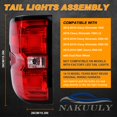 thumbnail image 2 of Conjunto de luces traseras Nakuuly Factory Style 2016-2019 Silverado, 2 of 7
