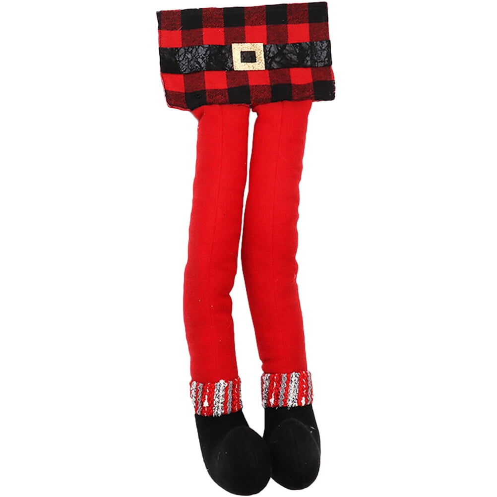 Elf Leg Christmas Tree Decor Christmas Home Decor Elf Feet Ornaments