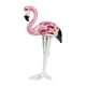 thumbnail image 1 of Estatuilla de cristal Adorno navideño Flamenco Arte animal Estatuilla Arte Decoración Regalo de cumpleaños Estatua para estante de esquina Soportes de Multicolor 11cm B Sunnimix Estatuilla de flamenco, 1 of 8