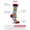 thumbnail image 2 of Hens & Roosters Socks 2-Pack (Gray Heather/Ash Heather, Medium) - Gray Heather/Ash Heather,Medium, 2 of 3