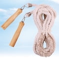 thumbnail image 3 of Eigraketly Cuerdas de saltar holandesas dobles con mango de madera, cuerda de saltar antideslizante, primavera colgante, actividades al aire Ropa Deportiva, Zapatos, 3 of 6
