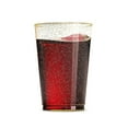 thumbnail image 2 of 100 Glitter Plastic Cups 12 Oz Clear Plastic Cups Tumblers Gold Glitter Cups Disposable Wedding Cups Elegant Party Cups Recyclable and BPA-Free, 2 of 4