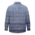 thumbnail image 5 of Men's Summer New Loose Print Long Sleeve Shirt Cardigan Beach Shirt M, 5 of 5