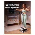 thumbnail image 2 of Mini Stair Stepper for Exercise at Home with Adjustable Handlebar & Resistance Bands,Quiet Compact Stair Stepper Machine,LCD Monitor,Portable Indoor Leg/Glute Cardio Fitness, White, 2 of 8