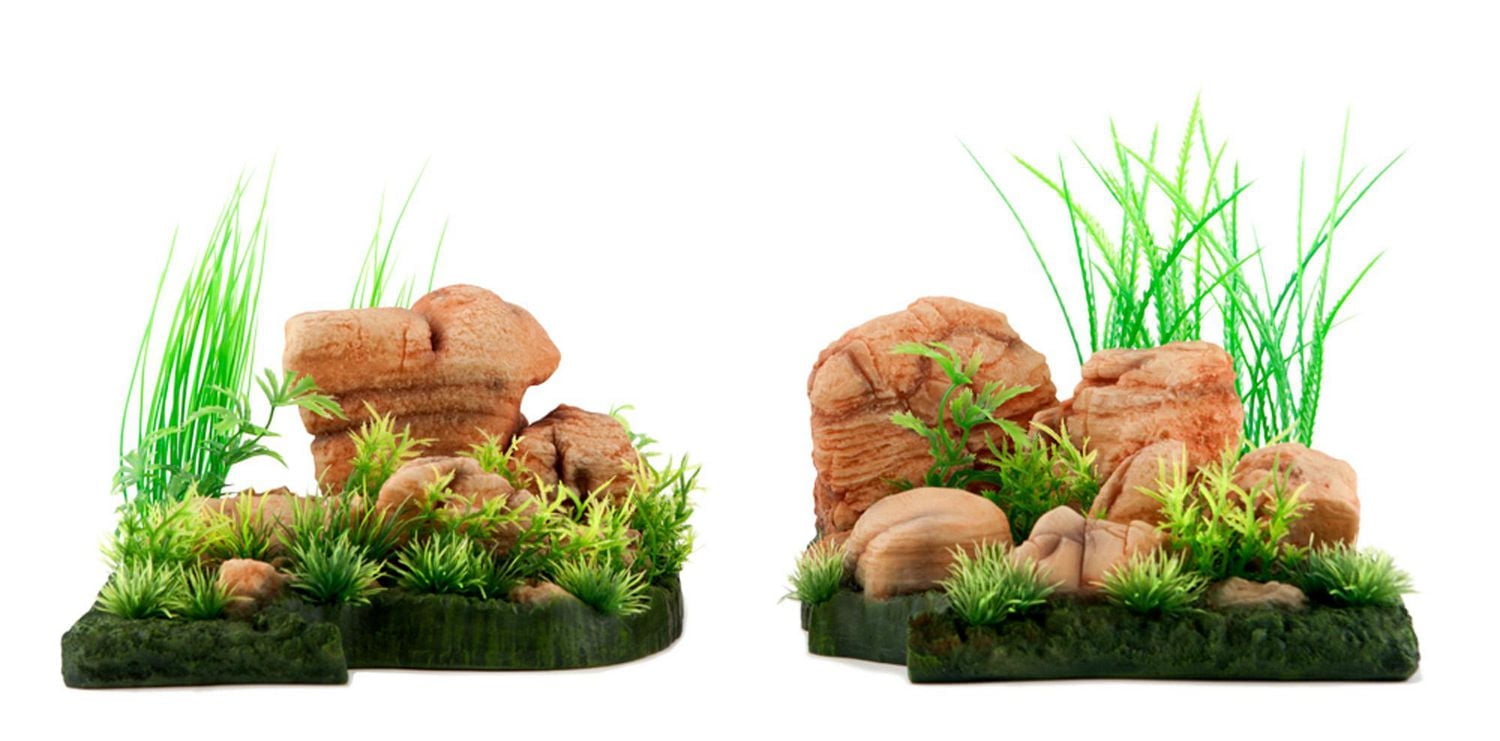 Penn Plax Insta-Aquascape 2 pièces, réservoir de 10 gallons