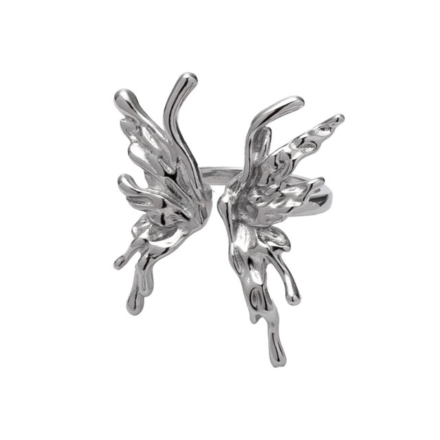 LYMAYTER Open Ring Finger Band - Personality, AdjUS-CYYLtable, Shiny, Irregular