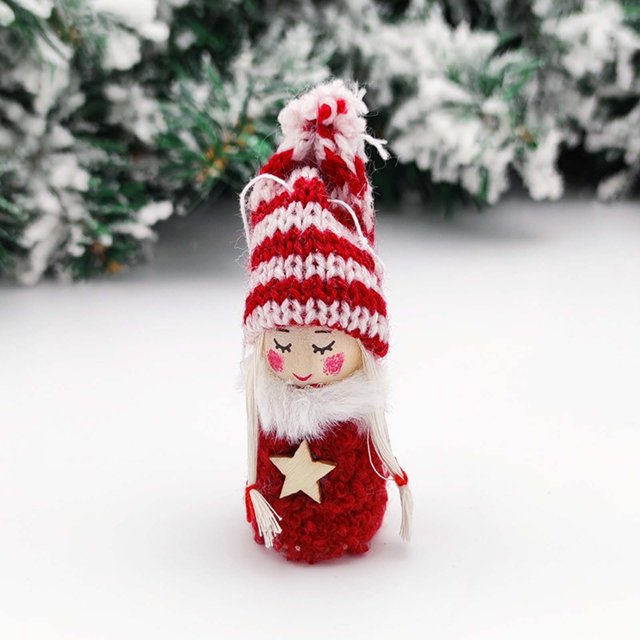 Hot6sl Ofertas de La Semana Decoración Navideña Postura Sentada Pierna Colgante Ángel Muñeca Colgante Árbol de Navidad Pequeño Ángel Colgante Regalo Colgante