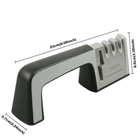1 Sharpening System (FeelGlad Knife Sharpening System, Knife Sharpening System, 4 In 1 Kitchen Knife Sharpening System Maintaining Kitchen Sport Knives, Kitchen)