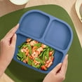 thumbnail image 3 of Silicone Divided Plate Multipurpose Serving Dish Food Container Tray for Dining Table Kitchen Living Room Use, 3 of 3