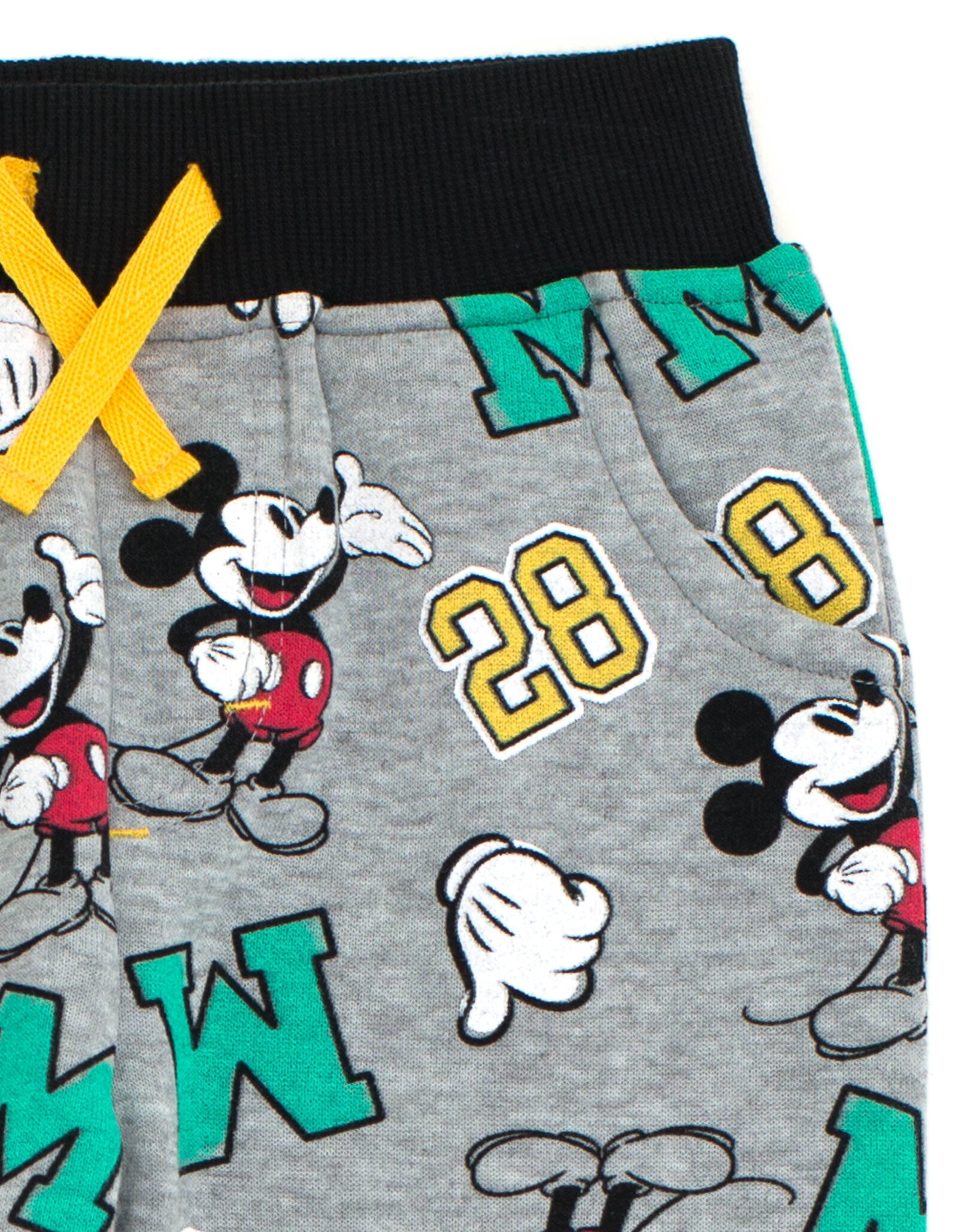 Disney Mickey Mouse Fleece 2 Pack Jogger Pants Toddler to Little Kid