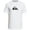 White, variant on Men's Solid Streak Short Sleeve Rashguard (White, L)