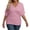 Red, variant on Trendfront Womens Oversize T Shirts Plus Size Solid Color V Neck Casual Short Sleeve Loose Fit Tops Trendy Tee Relaxed Pullover Daily Wear
