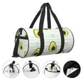 thumbnail image 4 of Rocae Avocado of a Hear Print Round Travel Duffel Bag and Fitness Bag, Women's Waterproof Weekend Tote, Men's Travel and Fitness Essentials, 4 of 8