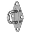 thumbnail image 2 of Marine Grade 304 Stainless Steel Diamond Pad Eye Plate for Boats/Yachts, 6mm Thick, Heavy Duty Boat Accessory, 2 of 8