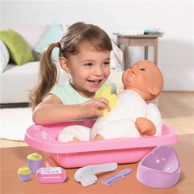 Casdon Baby Huggles Dolls Bath & Pot Set avec accessoires playset TOY 