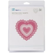 Lifestyle Nesting Dies-Doily Hearts, 3 Dies