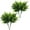 Eucalyptus Leaves, variant on Fake Plants Artificial Plant Outdoor Shrubs Faux Grass Plastic Leaves Greenery Bushes Home Garden Wedding Party Decorations Indoor Office Yard UV Resistant Planter Filler Red 2 Pack