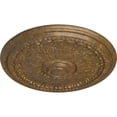 thumbnail image 3 of Ekena Millwork 27"OD x 2 1/2"P Brunswick Ceiling Medallion (Fits Canopies up to 4 1/2"), Hand-Painted Rubbed Bronze, 3 of 5
