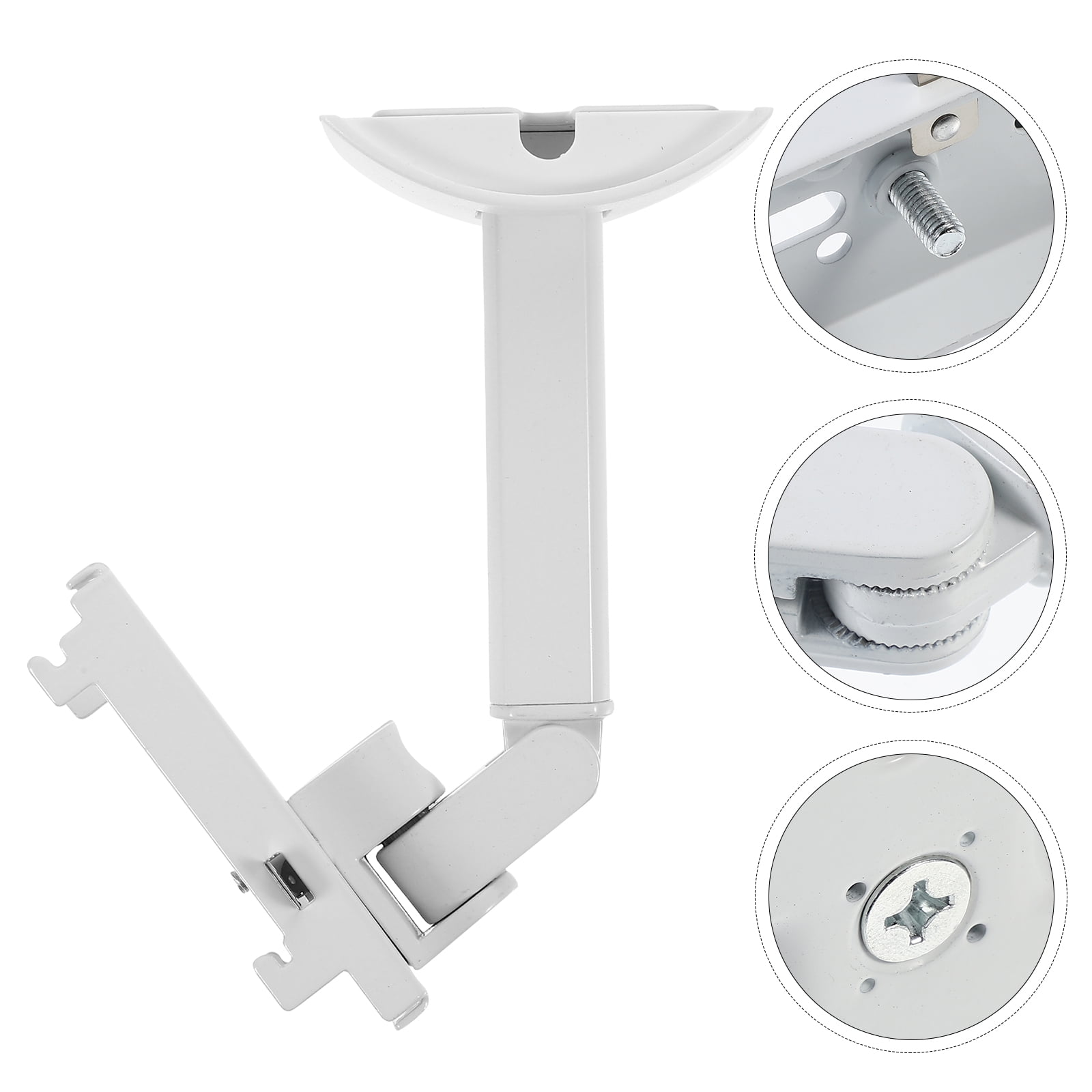 YUYUETIME Adjustable Audio Bracket White Metal and Plastic for Home Theater 1Pc