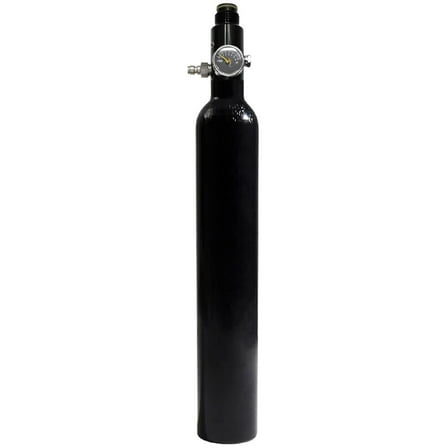 4500Psi PCP Paintball 0.38L 4500psi CE Approved Aluminum Cylinder with Paintball Regulator Regulator Gauge Output Pressure:2200psi-5/8-18NUF