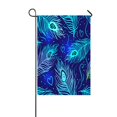 thumbnail image 1 of ABPHQTO Plumas de pavo real colorido hogar al aire libre jardín bandera casa Banner 30x45 cm, 1 of 1