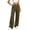 Army Green, variant on HomeDM Women's Sweatpants with Pockets Drawstring Wide Leg Gray Athletic Lounge Pants Size L