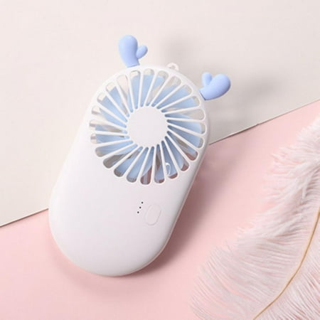 

Portable Mini Fans Rechargeable Handheld Fan Pocket Outdoor Student Air Cooler with Lanyard