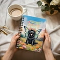 thumbnail image 3 of Welcome Spring Fairy Newfoundland in Flower Meadow Spiral Bound Journal Newfie Dog Lover Gifts 5x7in Spiral Notebook - 13002, 3 of 5