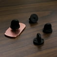 thumbnail image 4 of Rubber Pin Backs Black PVC Pin Keepers Pin Cap Replacement for Uniform Badges (250 Pieces), 4 of 7