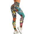 thumbnail image 6 of Cuphead Yoga Pants Women High Waisted Tummy Control Non See-Through Elastic Running Workout Yoga Leggings Pants, 6 of 7
