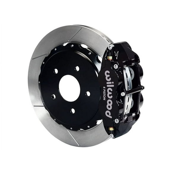 Wilwood 140-12964 Superlite 4R Rear 12.88" Big Brake Kit With Black Calipers & Slotted Rotors, Compatible with 1967-1992 GM 12-Bolt 2.75 Offset w/C-Clips