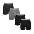 thumbnail image 1 of Boxer Rinbros para Hombre, Corte Regular Algodón Multicolor Value Pack 4 Piezas Talla EG, 1 of 4