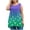 Sky Blue, variant on QIUOMBBP Women’s Oversize Tank Top Summer Loose Plus Size Comfy Loungewear Sleeveless Crew Neck Gradient T-Shirts Gray XXXL