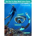 thumbnail image 5 of Greatever Snorkel Set Adults Snorkeling Gear Anti-Fog Panoramic View Swim Mask Dry Top Snorkel Kit with Carry Bag for Snorkeling Scuba Diving Travel, 5 of 7