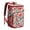 Red-17, variant on Floral Sunflower Pattern Insulated Backpack Cooler - 20L High-Capacity Soft Cooler Bag for Beach, Picnic & Travel, Artistic Wildflower Design