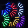 thumbnail image 3 of Ventilador Led plegable, iluminación de alto brillo, uso amplio, luces decorativas sin calefacción, ventilador brillante duradero multicolor para Club nocturno, 3 of 5