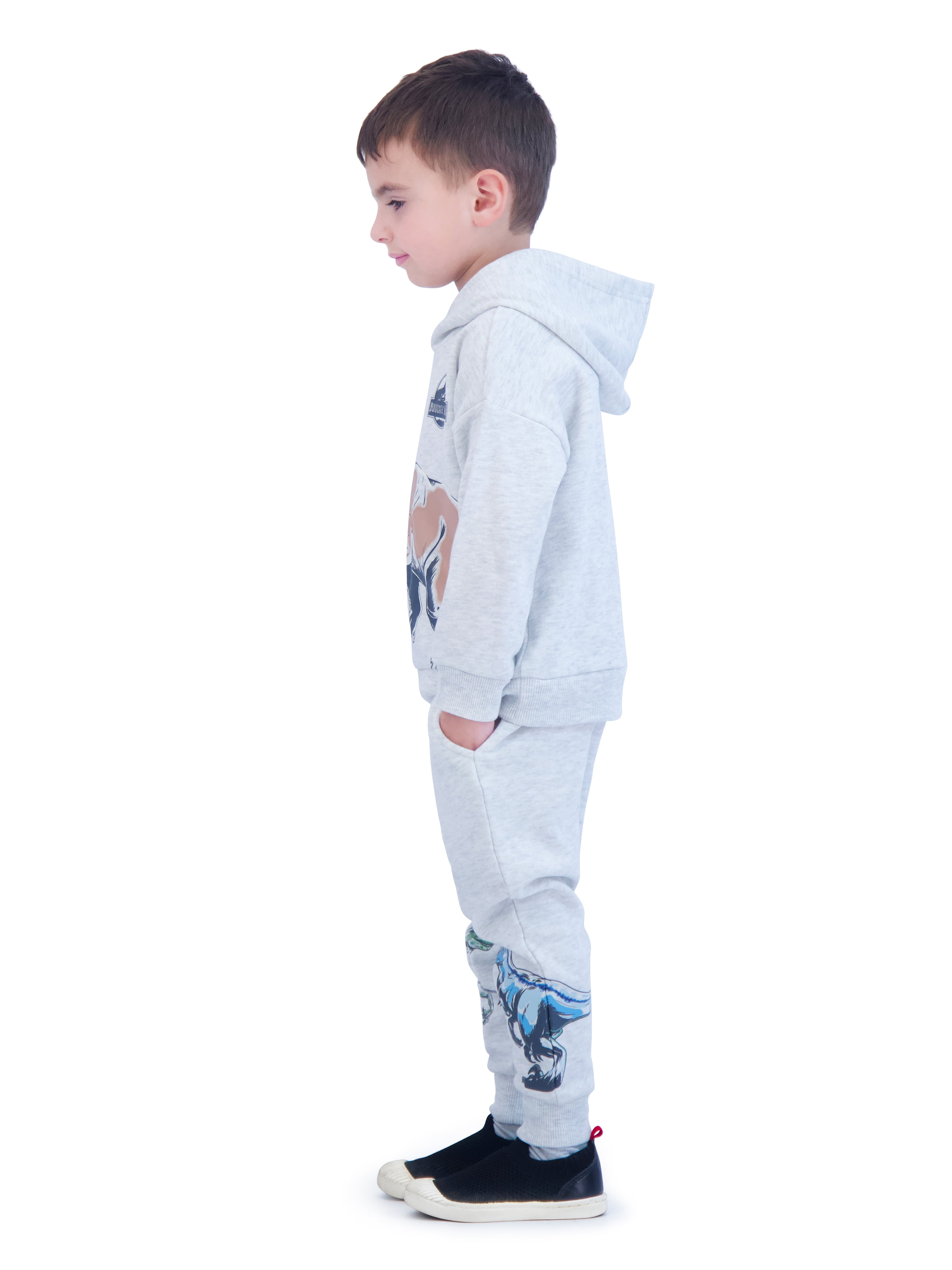 Jurassic World Toddler Boy Hoodie and Joggers Set, Sizes 12M-5T