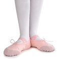 thumbnail image 2 of Zapatos de ballet para niñas, zapatillas de lona con suela dividida, zapatos planos de yoga, zapatos de gimnasia para niños/mujeres/adultos/niños/niños pequeños, 2 of 5