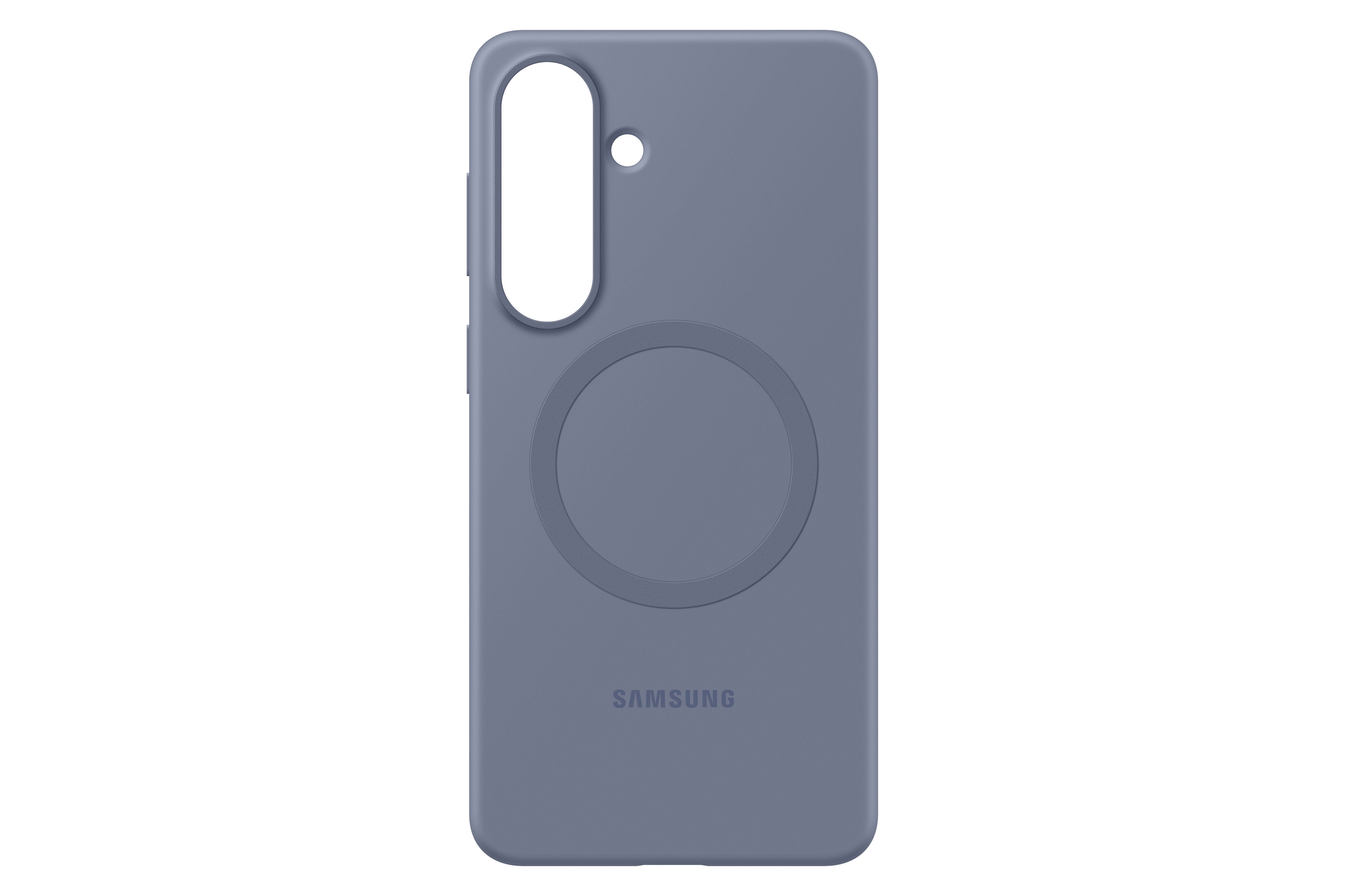 Samsung S26+ Silicone Magnet Phone Case, Blue Violet
