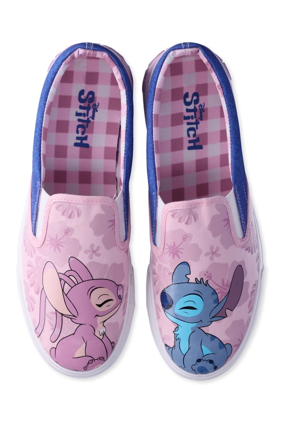 Women's Disney Stitch Low Top Slip-on Sneaker, Sizes 6-11
