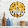 thumbnail image 3 of Yayeee Wall Clock Battery Operated 9.5" Silent Non-Ticking for Living Room, White Duck, 3 of 8