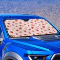 thumbnail image 4 of HUIACONG Strawberry Spot Design Windshield Sun Shade Shade Cover Sun Visor Automotive Accessories Foldable Sunshade for Trucks Universal Vans, 4 of 7