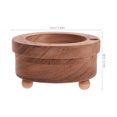 thumbnail image 6 of HONMEET Wooden Paper Cup Holder for Countertop, Natural Wood Organizer with Rustic Finish, Stylish Kitchen and Office Accessory, 6 of 8
