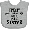 thumbnail image 3 of Inktastic Finally I'm the Big Sister Girls Baby Bib, 3 of 4