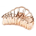 thumbnail image 2 of QinGoo Medium Metal Hair Claw Clip for Women Strong Hold Non-Slip Hair Accessory 1 Count, 2.76 Inch, Rose Gold, 2 of 6